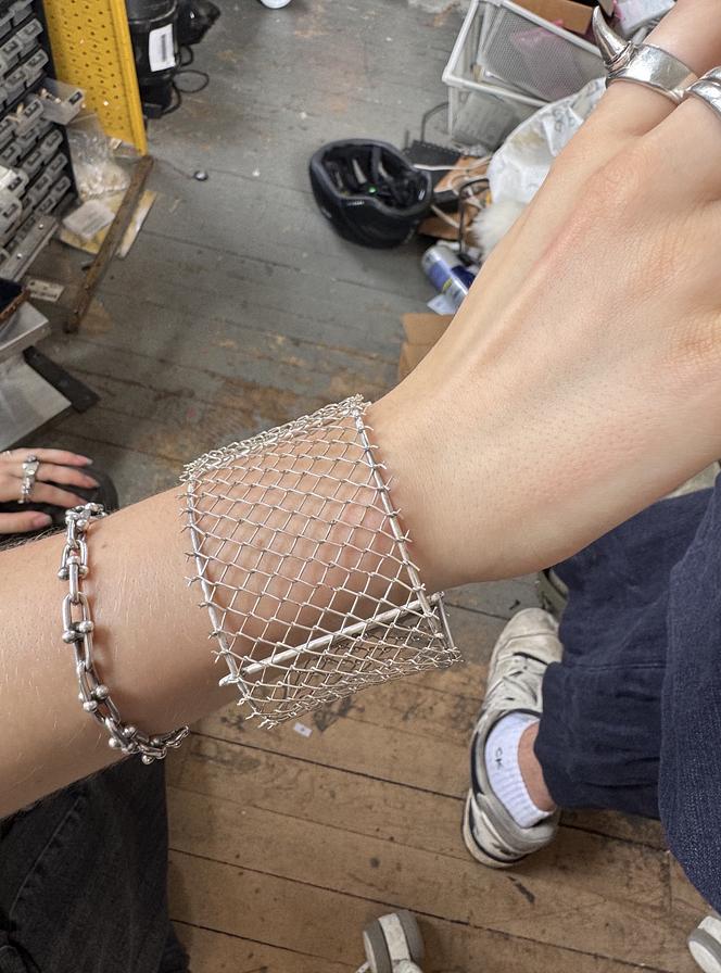 Oz Hewett, Chainlink Bracelet Cuff
